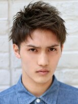 テン 心斎橋(tenn.) アクティブショートフェザーパーマルーズショートセンターパート