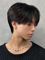 エルマーク 本山(L-MARK)&nbsp;フェザーパーマ/ニュアンスパーマ/センターパート/メンズ