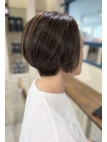 ラック 海老名店(LUCK)&nbsp;【白髪を目立たせたくない方に】白髪ぼかしハイライト×ショート
