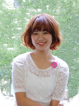 バグ 恵比寿(Bug) 無造作×フェミニンボブ