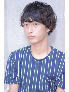 カシュカシュ(cache cache) ☆マッシュベースのツーブロックパーマ☆