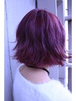 ヘアサロンエム 大宮店(HAIR SALON M) 【M／Berry　Pink】外ハネニュアンスカール
