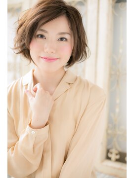 モッズ ヘア 福岡姪浜店(mod's hair) *mod's姪浜*…ひし形シルエットの小顔アシメショートa