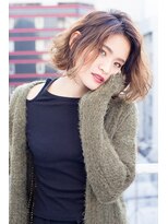 リヴ ヘアーサロン(LiV HAIR SALON) 外はねボブ×グラデーションカラー