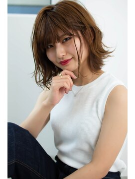 アコロン(acoron) 小顔カット＿マニッシュ ＿フレンチボブ ＿美髪＿ネイビーカラー