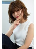 小顔カット_マニッシュ _フレンチボブ _美髪_ネイビーカラー