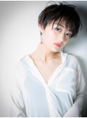 *bliss大宮*ネイビーカラーエッジショートで小顔洗練大人女子t!