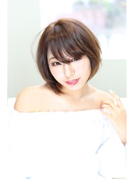 アエレ(Aere) 【Aere池袋】ヌードカラー×大人ボブ 小林正重