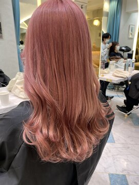 ロンドプランタン 恵比寿(Lond Printemps) ゆるふわミディアム　ピンクカラー