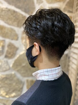 ベイショア(Bay Shore NY) 【Bay shore 池袋】直毛のメンズオススメ！オールバック風パーマ