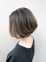 トップヘアー 玉島店(TOP HAIR)&nbsp;《TOPHAIR 玉島店/ ベリー》ハイライトカラー×BOB