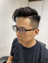 東京barber日本橋スキンフェードアシメパートスタイル
