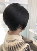 黒髪ショート