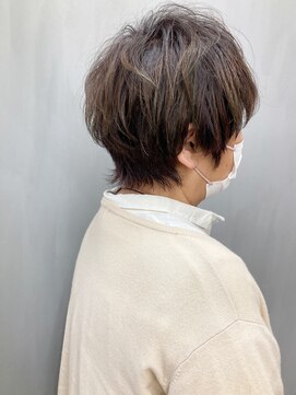 トップヘアー 本店(TOP HAIR) フワフワウルフマッシュ _ ビターショコラ
