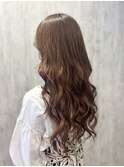 【tetote村山サロンスタイル】ユルウェーブ×ショコラブラウン