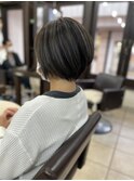 ぼかしハイライトショートスタイル