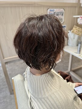 クルム(KURUMU) ニュアンスパーマ×ショート【北習志野】