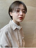 人気スタイル/ショートボブ/シースルーバング/20代30代40代