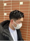 メンズ、刈り上げショートスタイル