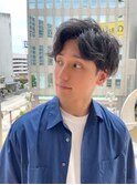 ショートアップバング×アッシュブラック【二子玉川】