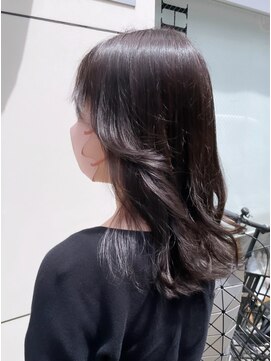 ヒップスデコ(Hip's deco) グレージュ×韓国風レイヤー20.30.40代オススメ☆オフィスカラー