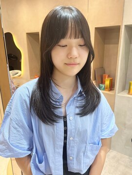 グロー 大宮(GLROW) □ 韓国大宮顔周り髪質改善レイヤーカット前髪カットくびれ