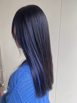 カシェ リタ ヘアー(CACHE'&RITA HAIR) インナーカラー◯ブルーブラック◯ネイビー