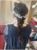 編みおろし×結婚式