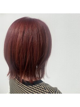 パシフィックダズールコパン(Pacific Dazzle copain) ワンブリーチでピンクカラーに