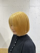 アジールヘア 北千住駅西口店(agir hair) ダブルカラー抜きっぱなしブロンドスタイル 北千住
