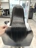 【☆2・3回目☆】ケアストレートパーマ（美髪質改善縮毛矯正）＋カット￥28000