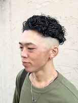 モップアップ(Mop up) オールバック×スパイラルパーマ