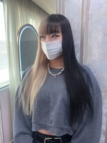 ガルボ ヘアー(garbo hair) プルエクステ 10代 20代 ハイトーン エクステ ツインカラー