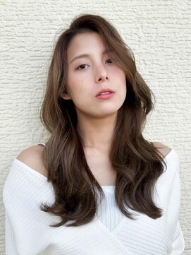 ニューヨークニューヨーク 海老江店(NYNY) くびレイヤーロングエモージュ小顔ワンレン前髪