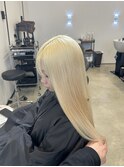 抜きっぱなしブロンド/ブリーチカラー/ハイトーンカラー