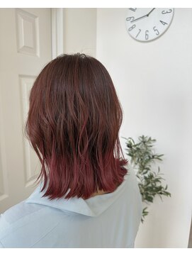 リコット 浦和美園(Liecot) 【Fumiya】カシスレッド×グラデーションカラー