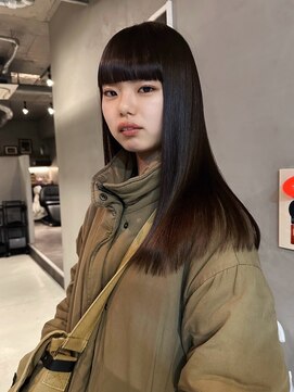 ソイリウム 下北沢(soi rium) ロングヘア_ワイドバング_ストレート