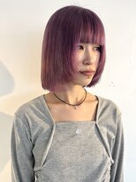 ナツ(Natu.) ラベンダーピンクにレイヤーボブ / 中森しゅう