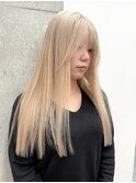 韓国風ミルクティーベージュブラウンカラーグレージュカラー
