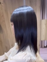 カミケンパセオ(kamiken.paseo)&nbsp;美髪縮毛矯正×ミディアム【カミケンパセオ/福島】