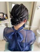 サロンナビ(Salon Navi)&nbsp;結婚式ヘアセット/お呼ばれヘアセット/シニヨン