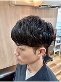 ニュアンスパーマ マッシュ
