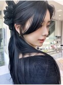 【MINX】顔まわり似合わせカット＋暗めカラーロング_表参道