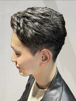 ミンクス 銀座店(MINX)&nbsp;銀座メンズカット刈り上げセンターパートメンズパーマ MINX中村