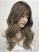 中明度バレイヤージュ