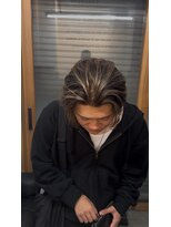 メンズサロン キング 心斎橋店(Men’s salon K!ng) ホワイトメッシュ/ツイスト/ツイスパ/パーマ/メンズ/眉毛/心斎橋