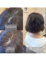 ヴィアスヘアー(vias hair)&nbsp;【白髪活かし】白髪を自然にぼかす♪まろやかブラウンカラー