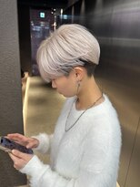 エン 栄店(enne)&nbsp;ホワイトブロンド×マッシュ