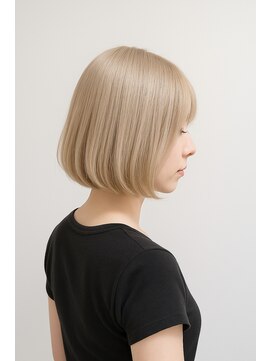 ミー 岡崎(mii) miiミニボブシフォンベージュ[岡崎/稲熊/ブリーチ]