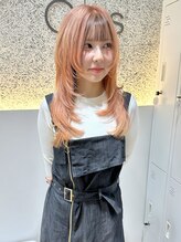 オプス 大名店(Ops) ◆簡単スタイリング×ハッシレイヤー×デザインペールオレンジ